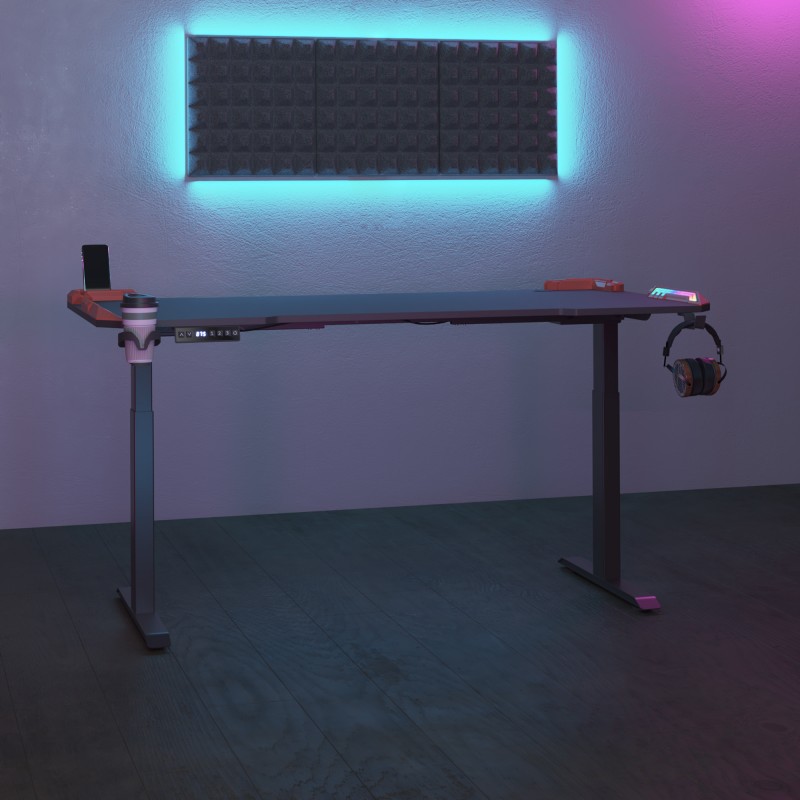 Gamingtisch elektrisch höhenverstellbar Nexa Pulse