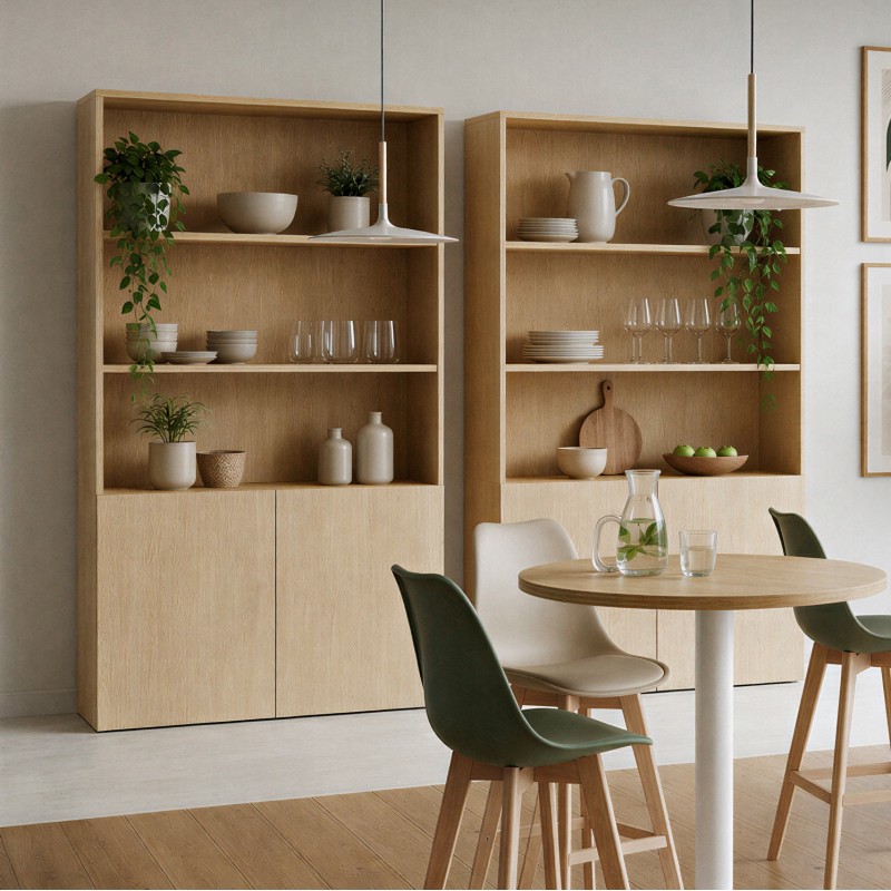 Büroregal Chronos Kombi Push Eiche Ambiente