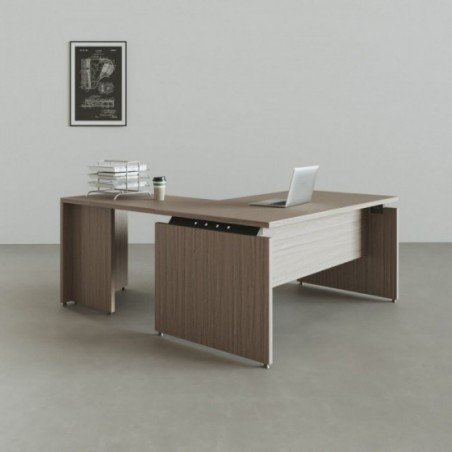 Holz-Winkelschreibtisch Atria