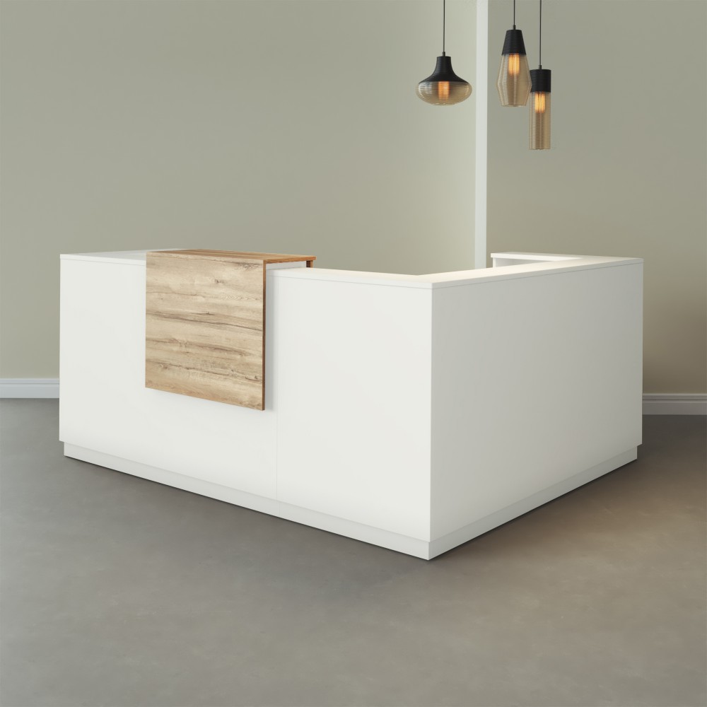 Empfangstheke L Form Duomo | Design für Empfangsräume - Bikkom