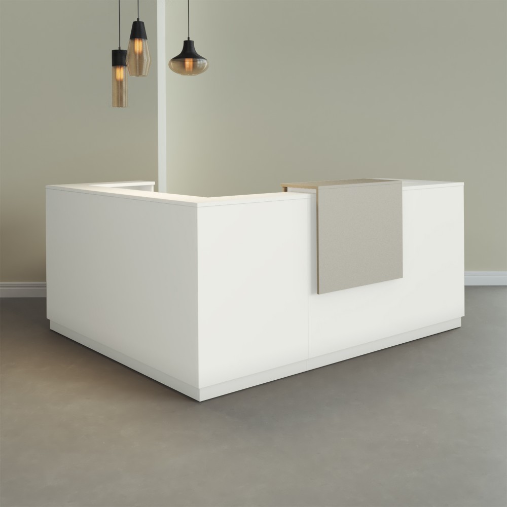 Empfangstheke L Form Duomo | Design für Empfangsräume - Bikkom