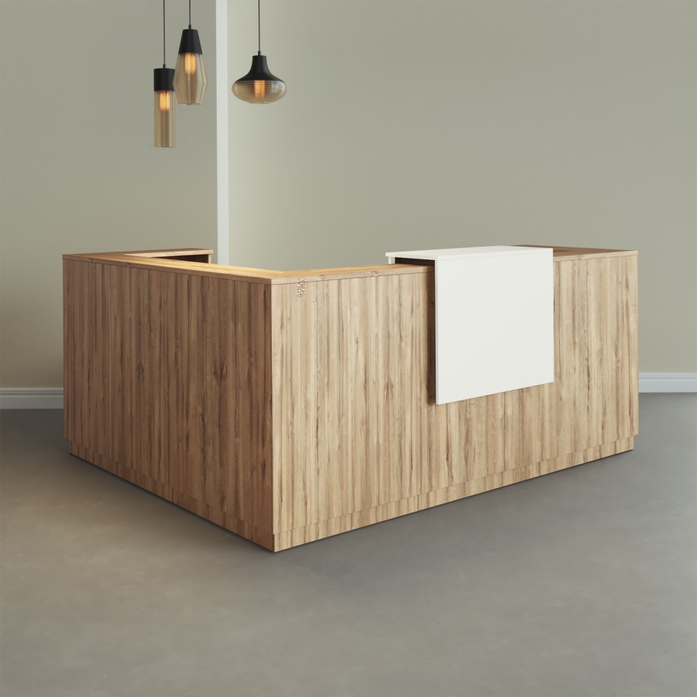 Empfangstheke L Form Duomo | Design für Empfangsräume - Bikkom