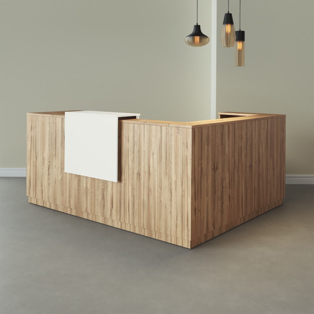 Empfangstheke L Form Duomo | Design für Empfangsräume - Bikkom