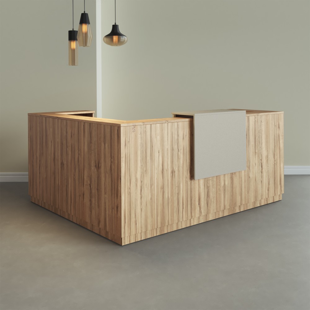 Empfangstheke L Form Duomo | Design für Empfangsräume - Bikkom