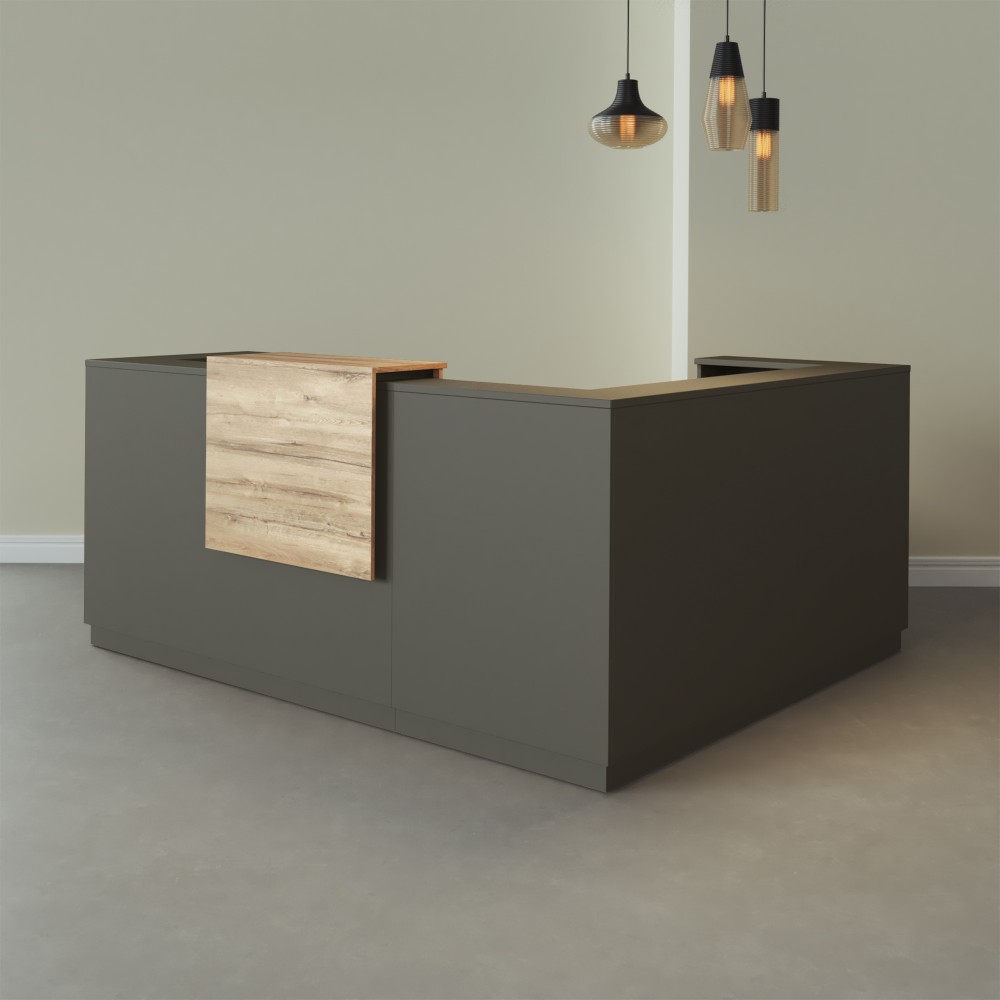 Empfangstheke L Form Duomo | Design für Empfangsräume - Bikkom