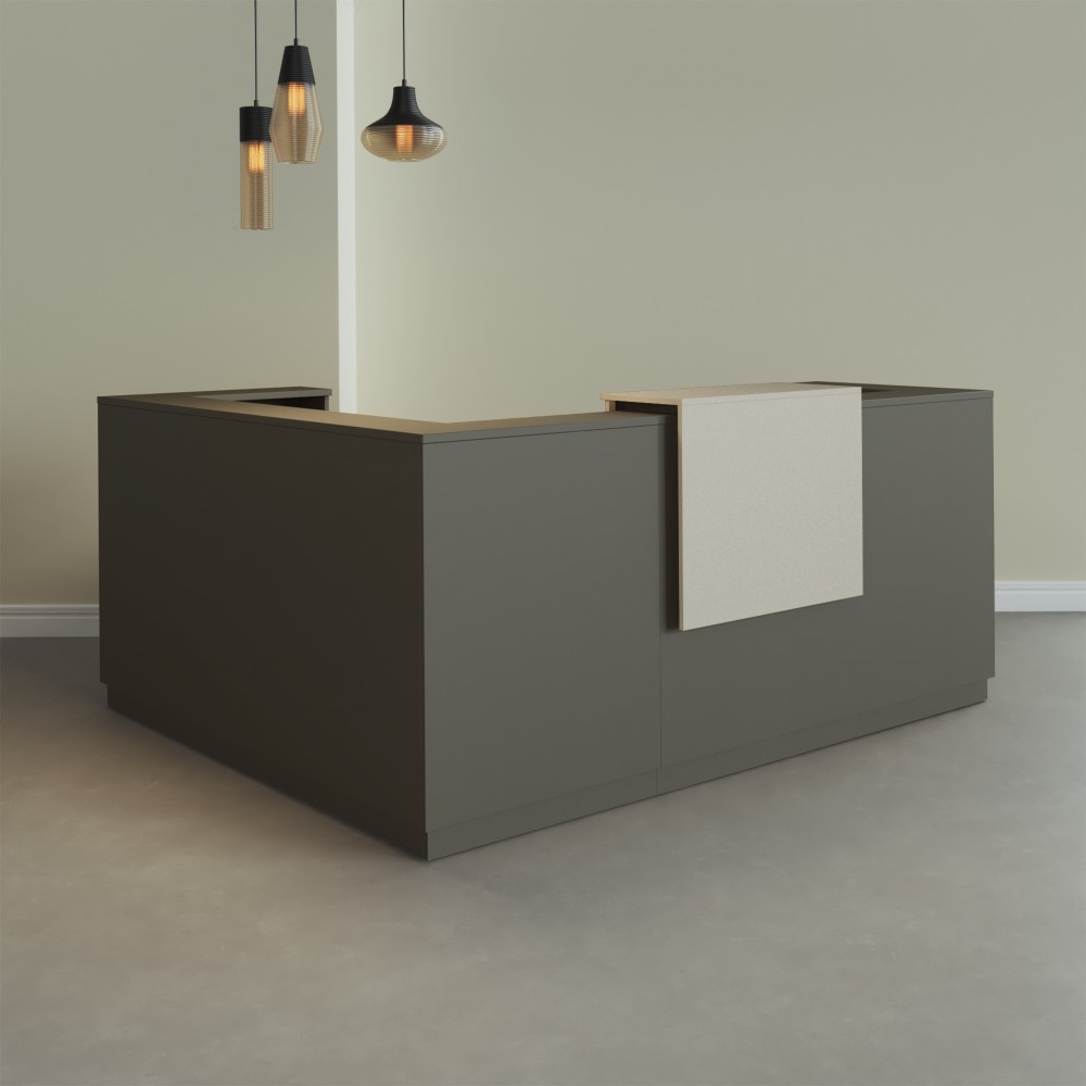 Empfangstheke L Form Duomo | Design für Empfangsräume - Bikkom