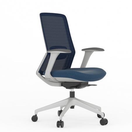 Bürostuhl Emma Grey Blau