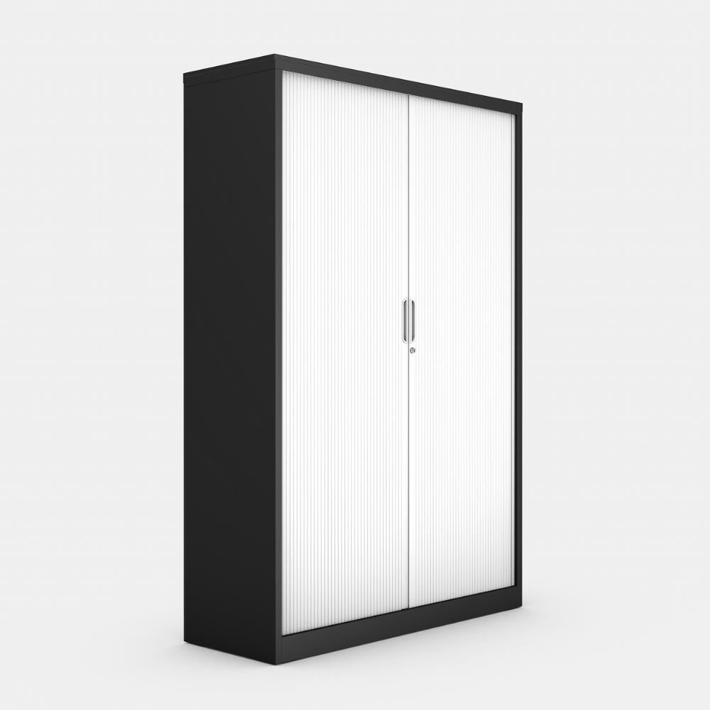 Helios Metallschrank Schwarz & Weiß