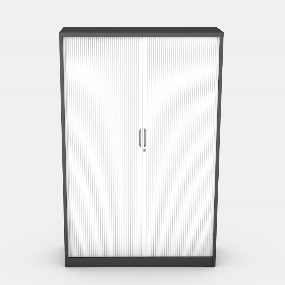 Helios Metallschrank Schwarz & Weiß