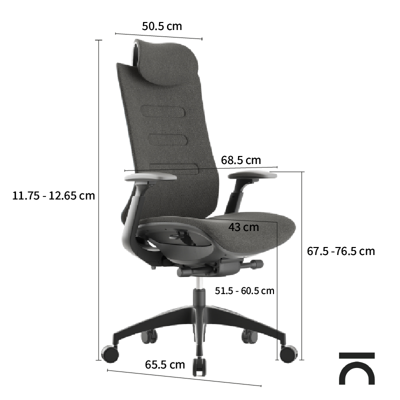 Maße Chefsessel Diana