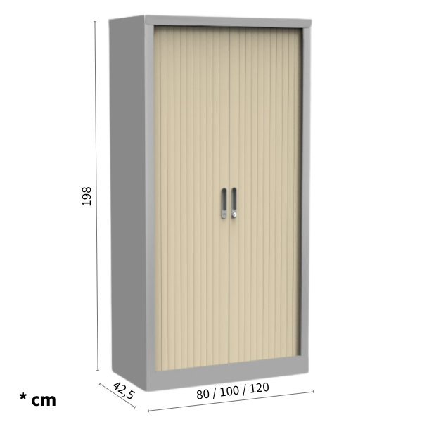 Eris Hoher Metallschrank Maße